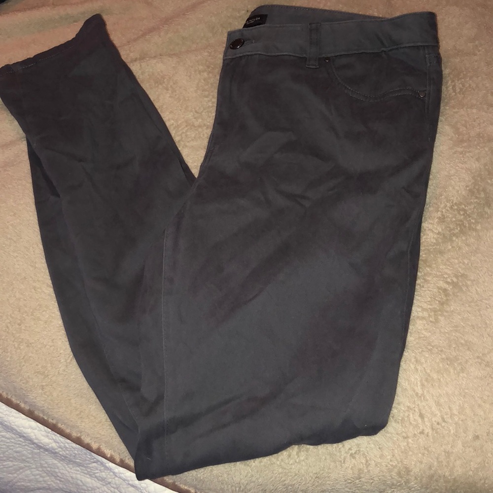 Ann Taylor factory curvy skinny pants in brown